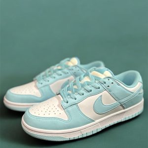 Nike Dunk low Retro- white glacier blue.